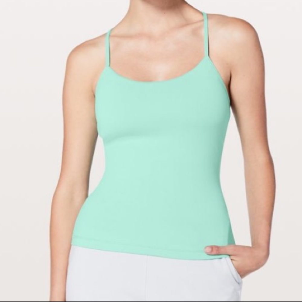 NWT lululemon power pose tank washed marsh size 8 - Picture 2 of 6